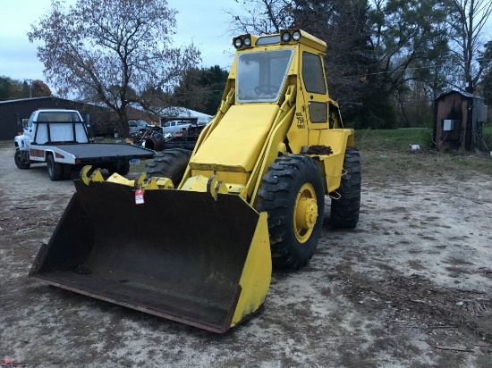MICHIGAN MODEL 75A SERIES II WHEEL LOADER, REAR STEER, DETROIT DIESEL ENGINE, 4 CYLINDER, BRAKES ARE