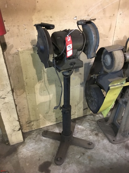 PEDESTAL GRINDER, APPROX 8", 110 VOLT