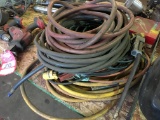 ASSORTED EXTENSION CORDS AND AIR HOSES