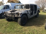 1998 ASSEMBLED HUMMER HUMMVEE, CUSTOM FABRICATED, 6.5 LITER DIESEL ENGINE, AUTOMATIC TRANSMISSION, A