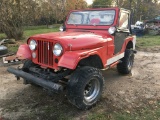 1978 JEEP CJ, 305 SMALL BLOCK V8 CHEVY ENGINE, 3 SPEED MANUAL TRANSMISSION, VINYL DOORS, 311100-15 T