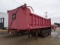 1977 MONON STEEL DUMP TRAILER, 28', 4 AXLE, TARP, VIN 29056