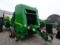 2014 JOHN DEERE 459 ROUND BALER, MEGA WIDE PICK UP, HYDRAULIC BALE KICKER,