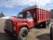 1973 INTERNATIONAL 1600 TANDEM AXLE GRAIN TRUCK, 345 GAS ENGINE, 5x2 SPEED,