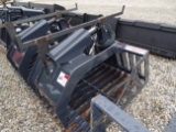 UNUSED STOUT ROCK BUCKET GRAPPLE 72-3 WITH SKID STEER QUICK ATTACH