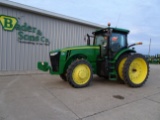 2015 JOHN DEERE 8245R TRACTOR, 3 PT, PTO, QUICK HITCH, 4 REMOTES, FOOT THRO