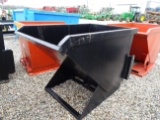 1.5 YARD DUMP HOPPER, SKID STEER MOUNT