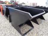 1.5 YARD DUMP HOPPER, SKID STEER MOUNT