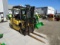 CATERPILLAR GC30K FORKLIFT, POWER ADJUST FORKS, SIDE SHIFT, WITH LP TANK