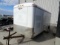 2007 CARGO KING SINGLE AXLE ENCLOSED TRAILER, 6' x 14', REAR SWING DOORS, S