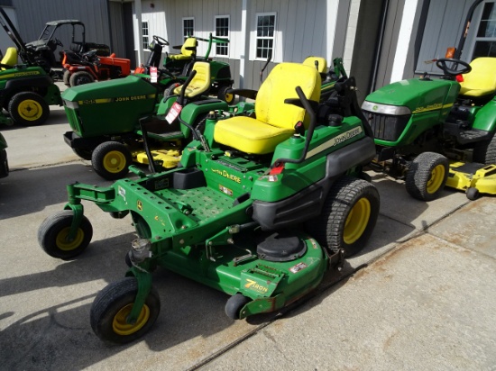 2010 JOHN DEERE Z930A ZERO TURN MOWER, 60'' DECK, 717 HOURS SHOWING, S/N TC