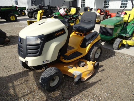 2012 CUB CADET LTX1050 RIDING LAWN MOWER, 50'' DECK, 24 HP, HYDRO, S/N 1K29
