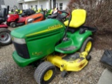 2002 JOHN DEERE LX277 RIDING LAWN MOWER, 48'' DECK, AWS, S/N M0L277D060357