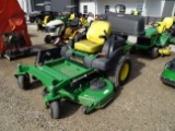 2005 JOHN DEERE 757 ZERO TURN MOWER WITH BAGGER, 60'' DECK, 252 HOURS SHOWI