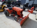 INGERSOLL 3016 LAWN TRACTOR WITH PLOW BLADAE, 16HP, 48'' DECK, NON-RUNNING