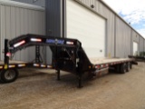 2013 LOAD MAX TANDEM AXLE DUAL GOOSENECK TRAILER, 102x26, 24000LB GVWR, VIN