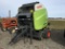 2012 CLAAS VARIANT 380RC ROUND BALER, 48' x 68' BALE ROTO CUT, 10000 BALES,