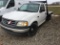 2000 FORD F-150 FLATBED TRUCK, 8' STEEL FLATBED, 4.2L GAS ENGINE, 5-SPEED T