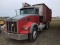 1988 KENWORTH T800 TANDEM AXLE FORAGE TRUCK, H & S FORAGE BOX, CUMMINS DIES