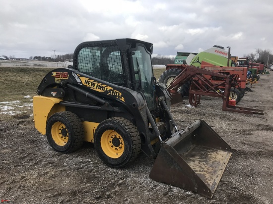 NEW HOLLAND L218 RUBBER TIRE SKID STEER