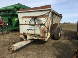 2004 KUHN KNIGHT 8132 PRO TWIN DRY MANURE SPREADER, SIDE DISCHARGE, TANDEM