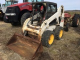BOBCAT S175 RUBBER TIRE SKID STEER, AUX HYDRAULICS, 12-16.5 TIRES, S/N 5176