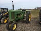 JOHN DEERE 60 TRACTOR, PTO, 1 REMOTE, NARROW FRONT, GAS, 13.6-38 REAR TIRES