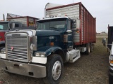 1995 FREIGHTLINER CLASSIC XL TANDEM AXLE FORAGE TRUCK, WITH H&S FORAGE BOX,