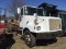 1995 WHITE GMC WG64 TANDEM AXLE CAB AND CHASSY, 3306 CAT ENGINE, 8LL TRANS,