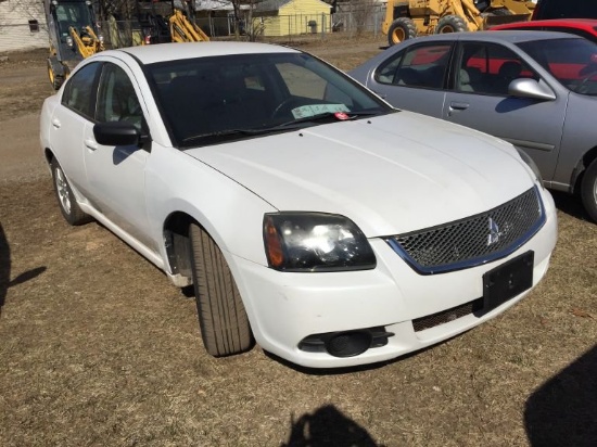 2011 MITSUBISHI GALANT, 4 DOOR, 2.4L 16 VALVE, AUTO TRANS, PW/PL/PM, AM/FM/