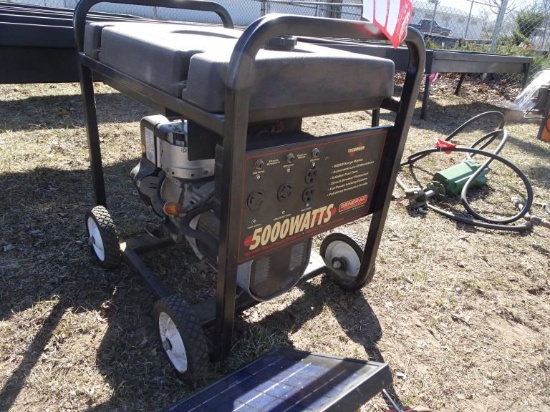 GENERAC 5000 WATT GENERATOR, 10HP, TECUMSEH GAS ENGINE