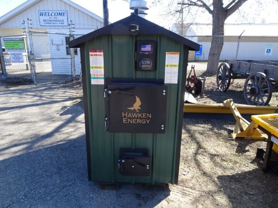 NEW HAWKEN OUTDOOR WOOD FURNACE, MODEL GX10