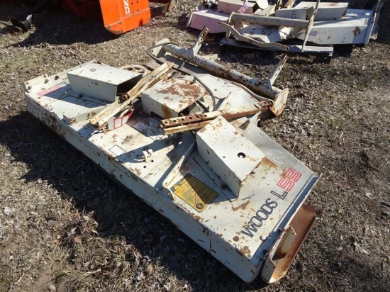 WOODS L59 BELLY MOWER OFF ALLIS CHALMERS TRACTOR