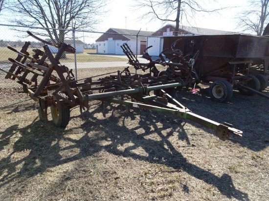 GLENCO 16' FIELD CULTIVATOR WITH SPRING TOOTH LEVELER