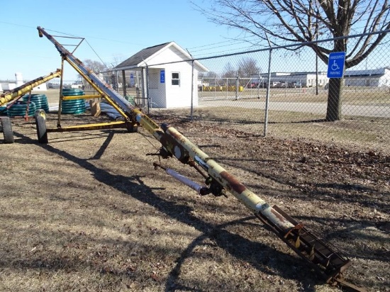 SNOWCO TRANSPORT AUGER, 6'', PTO DRIVEN, APPROX 40' LONG