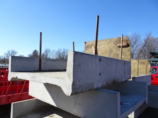 CONCRETE H FEED BUNKS, 8'