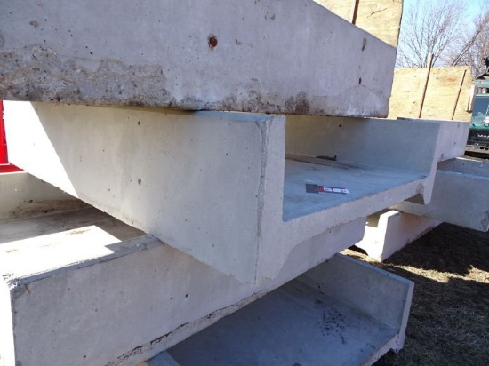 CONCRETE H FEED BUNKS, 8'