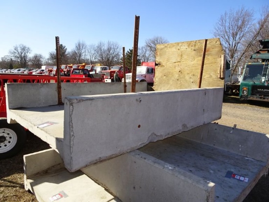 CONCRETE H FEED BUNKS, 8'