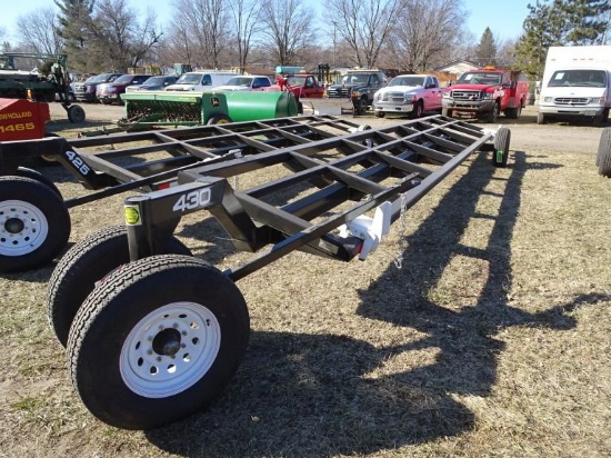 NEW 430 ROAD RUNNER HEADER CART, 30' PLATFORM, S/N 430201831230