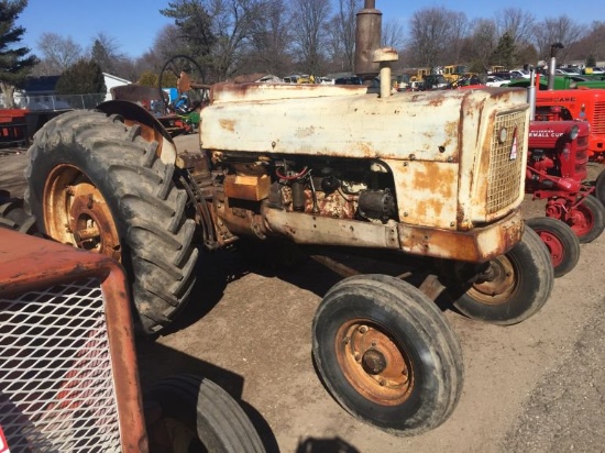 COCKSHOT 560 TRACTOR, PTO, 4-CYLINDER PERKINS DIESEL, 1-REMOTE, WIDE FRONT,