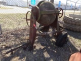 RANSOME MACHINERY TOWABLE CEMENT MIXER, NEEDS (1) TIRE