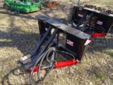 NEW TREE/FENCE POST PULLER, HYDRAULIC SKID STEER MOUNT