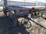 10' WOODEN WHEEL WAGON