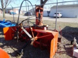 NORMAND INVERTED N60INV SNOW BLOWER, 3PT, WITH REAR HYDRAULIC POLY SCRAPPER