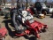 EXMARK ZERO TURN LAWN MOWER, MODEL LHP231ZA565, 56'' DECK, VAC SYSTEM, 345