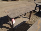 NEW HEAVY DUTY WELDING TABLE, 57'' x 29''