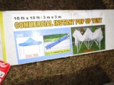 NEW INSTANT POP UP TENT, 10' x 10'