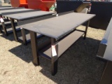 NEW STEEL WORK BENCH, 90'' x 29.5''