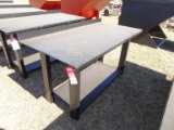 NEW STEEL WORK BENCH, 60'' x 29.5''