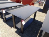 NEW STEEL WORK BENCH, 60'' x 29.5''